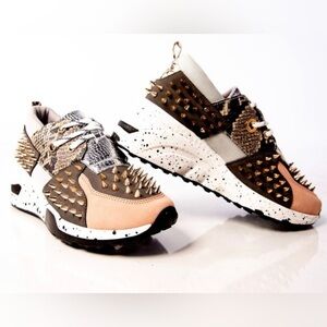 Edgy Spiked Tennis Shoes
